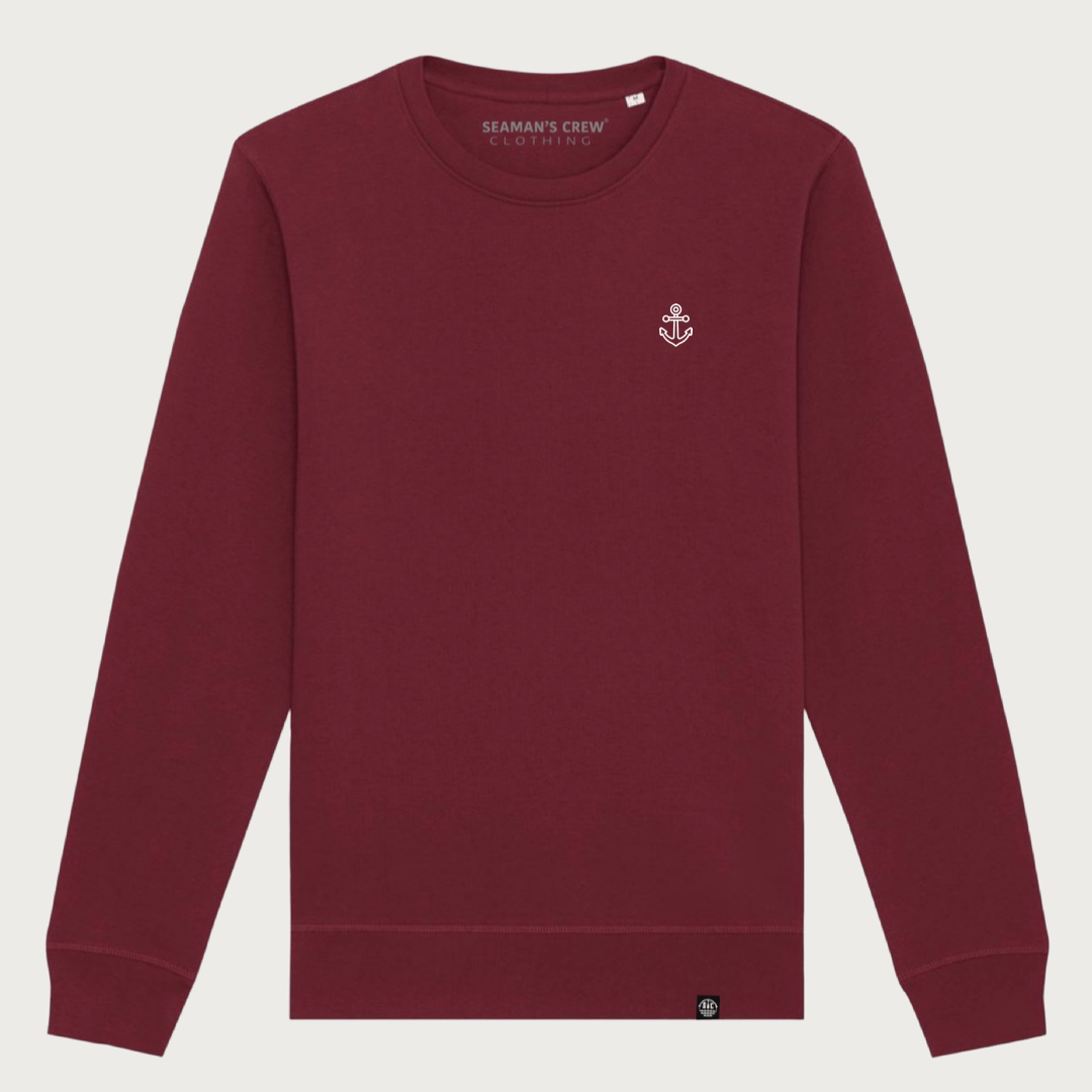 Anchor embroidered sweatshirt