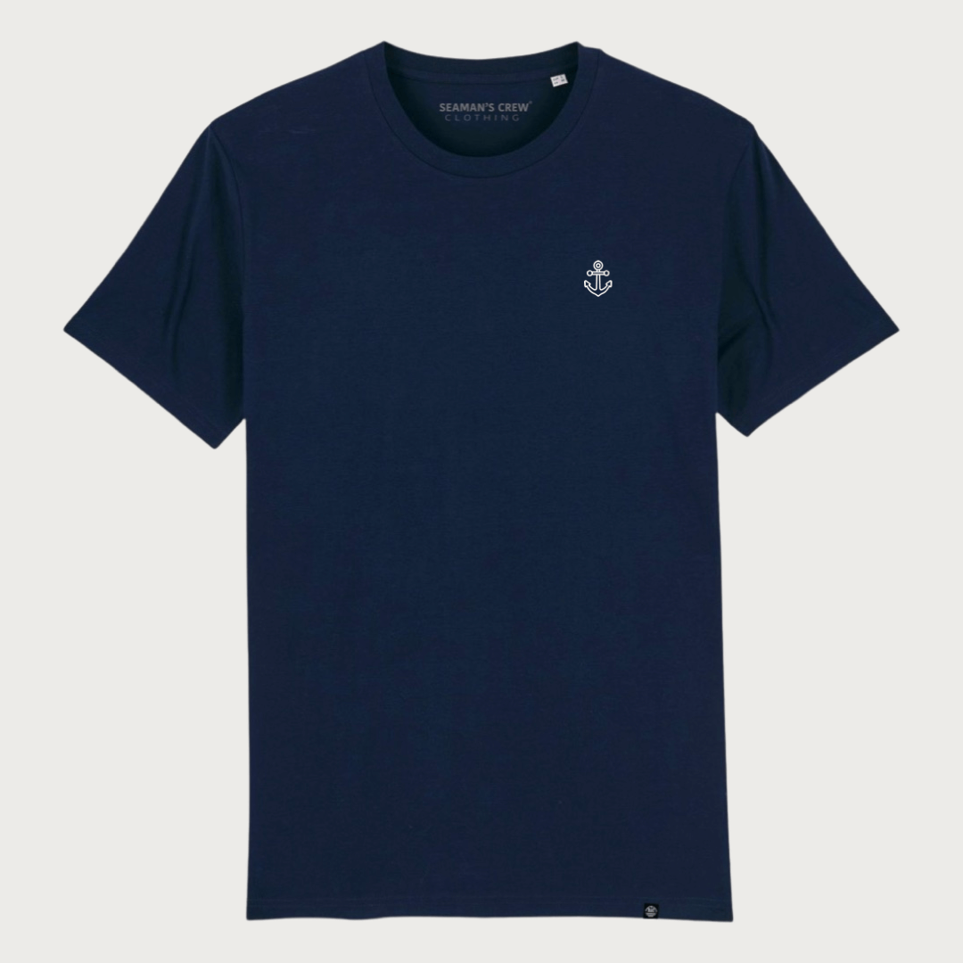 Anchor embroidered T-shirt