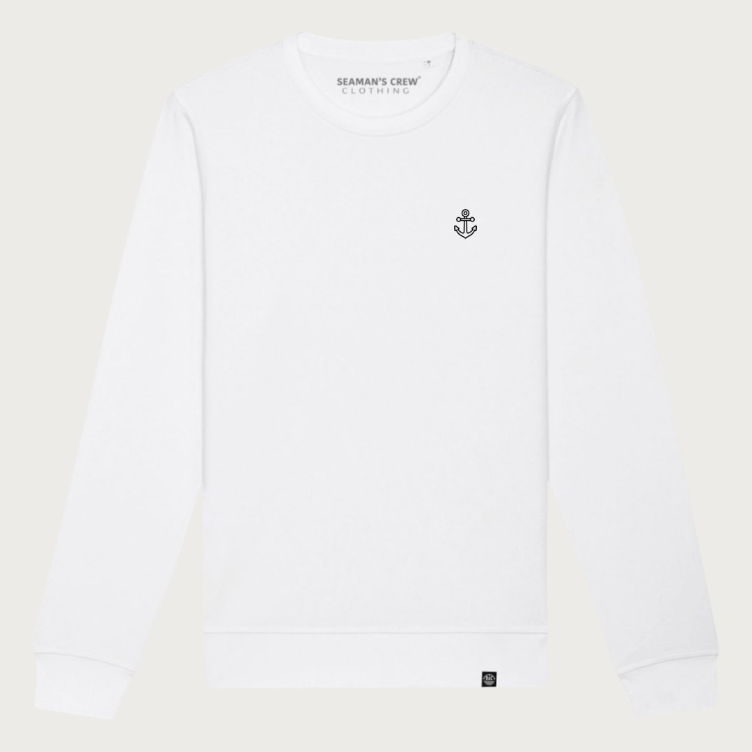 Anchor embroidered sweatshirt