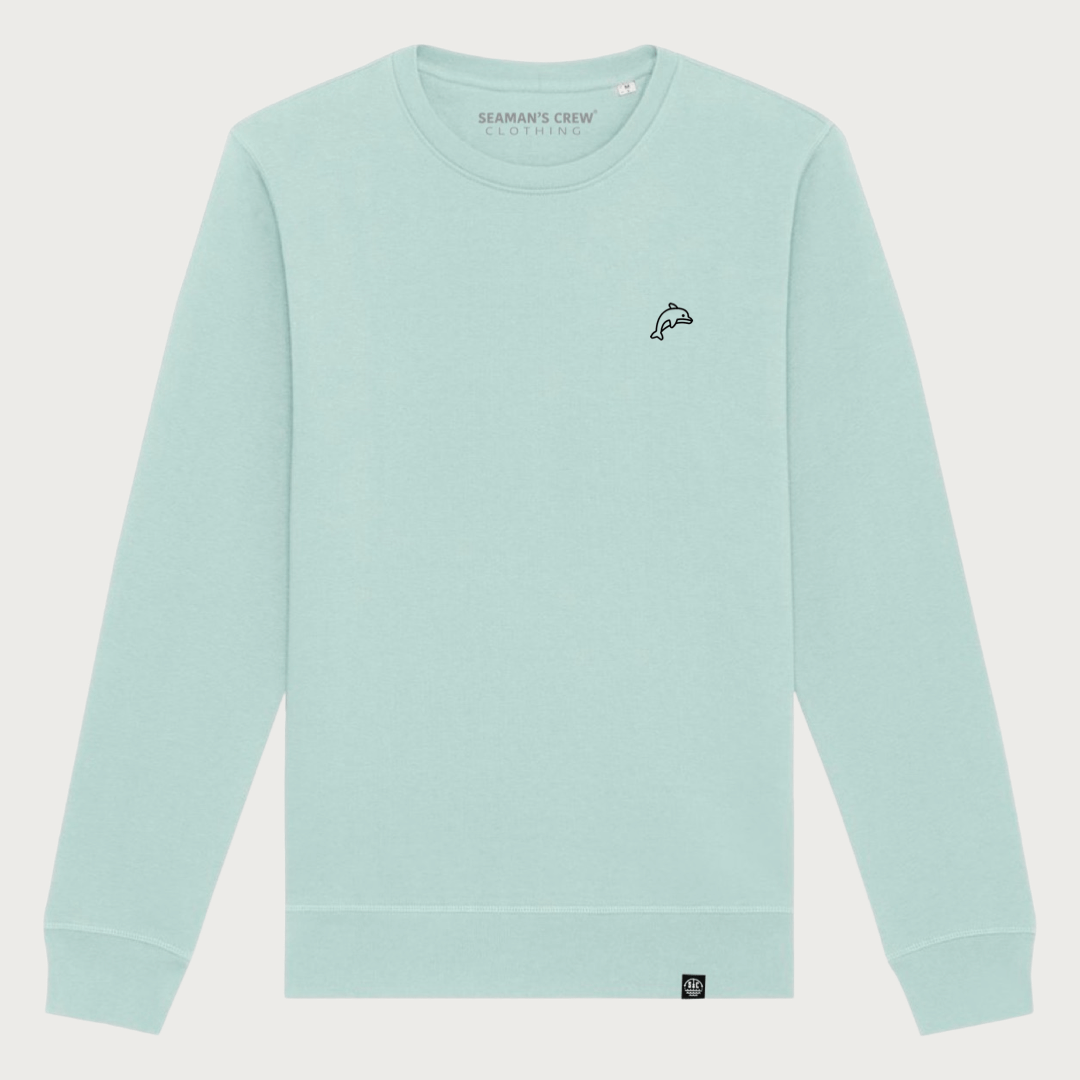 Dolphin embroidered sweatshirt