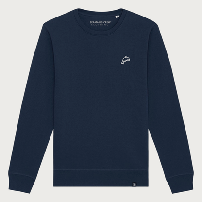 Dolphin embroidered sweatshirt