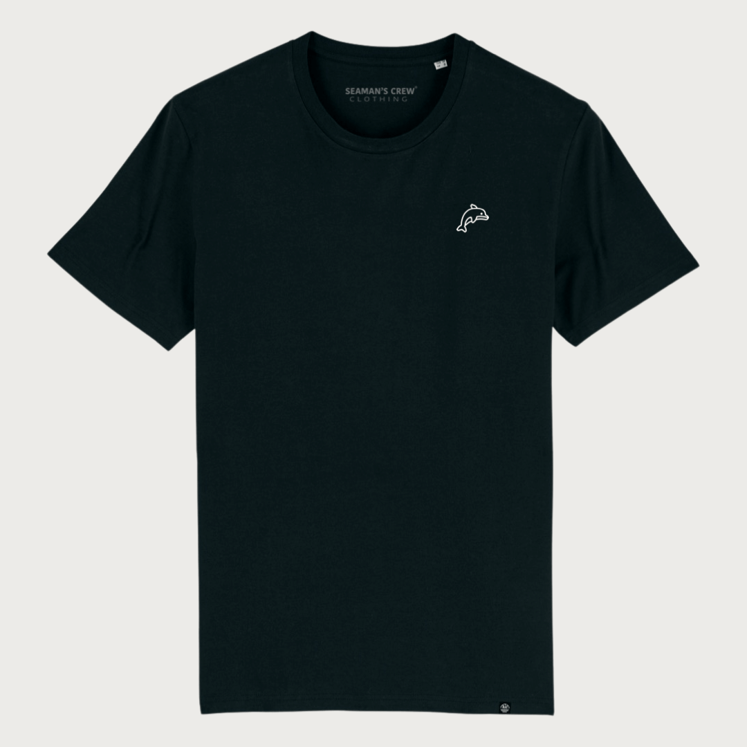 Dolphin embroidered T-shirt