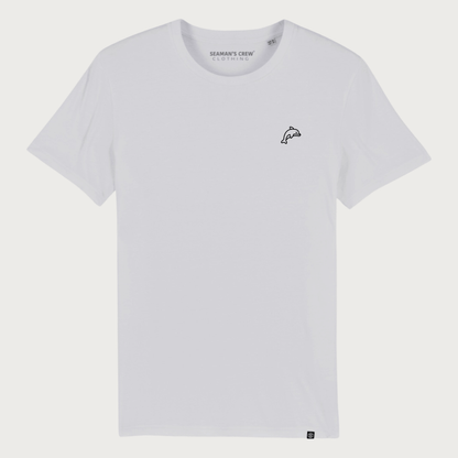 Dolphin embroidered T-shirt