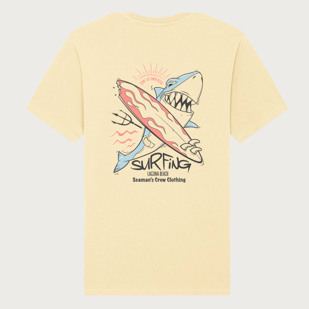 Surf at Your Own Risk: Shark Zone T-shirt