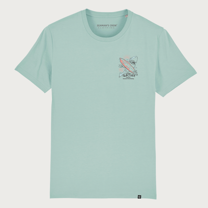 Surf at Your Own Risk: Shark Zone T-shirt