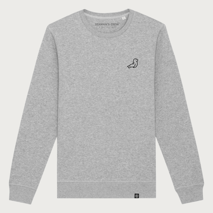 Seal embroidered sweatshirt