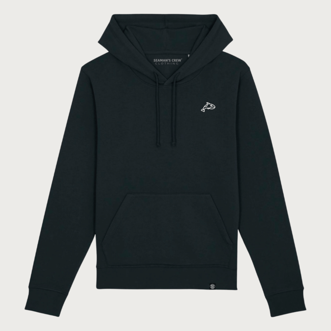 Orca embroidered Hoodie