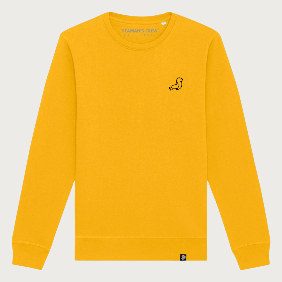 Seal embroidered sweatshirt