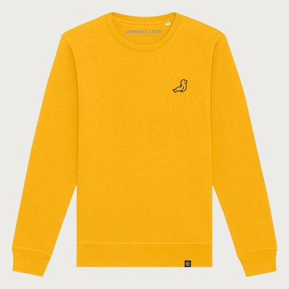 Seal embroidered sweatshirt