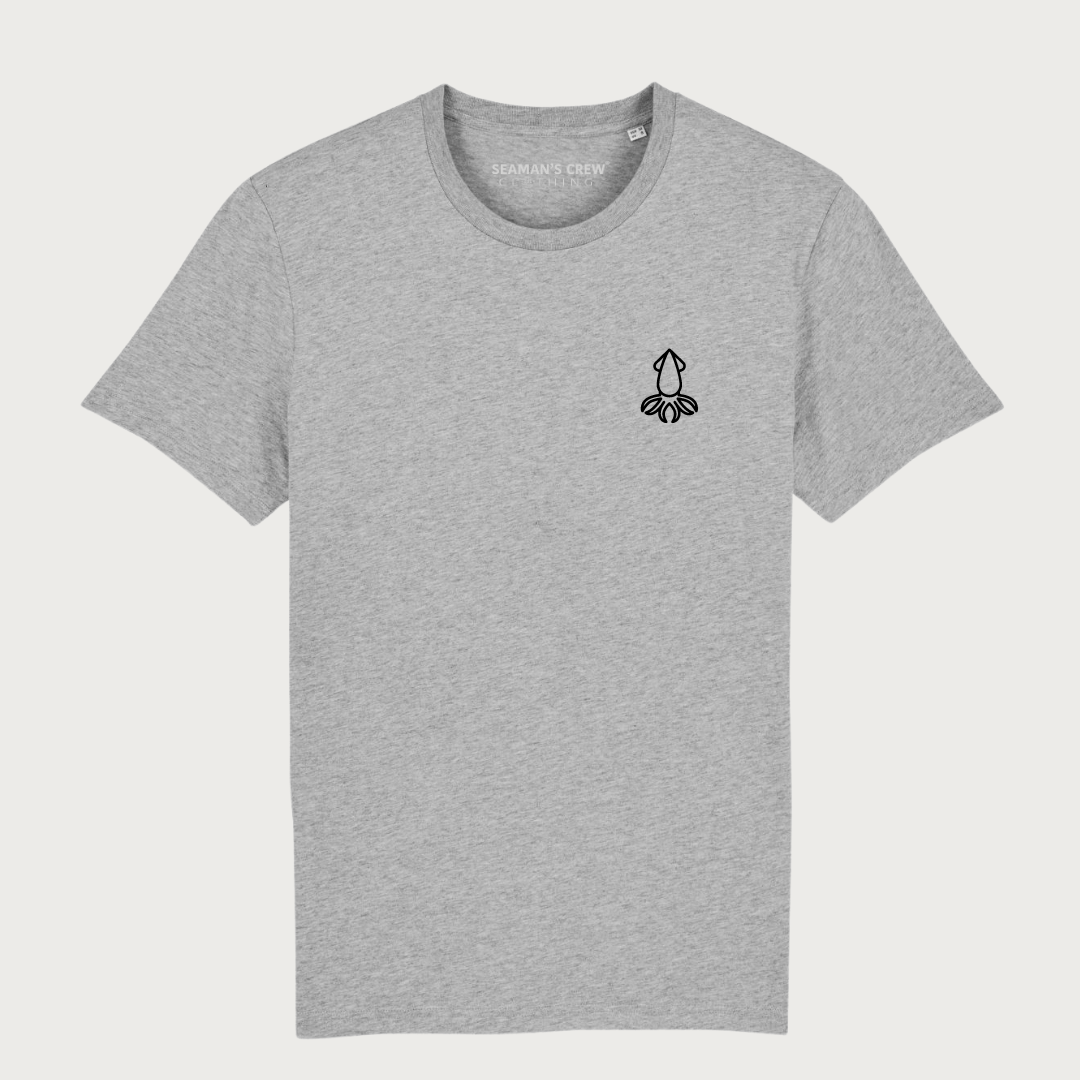Squid embroidered T-shirt