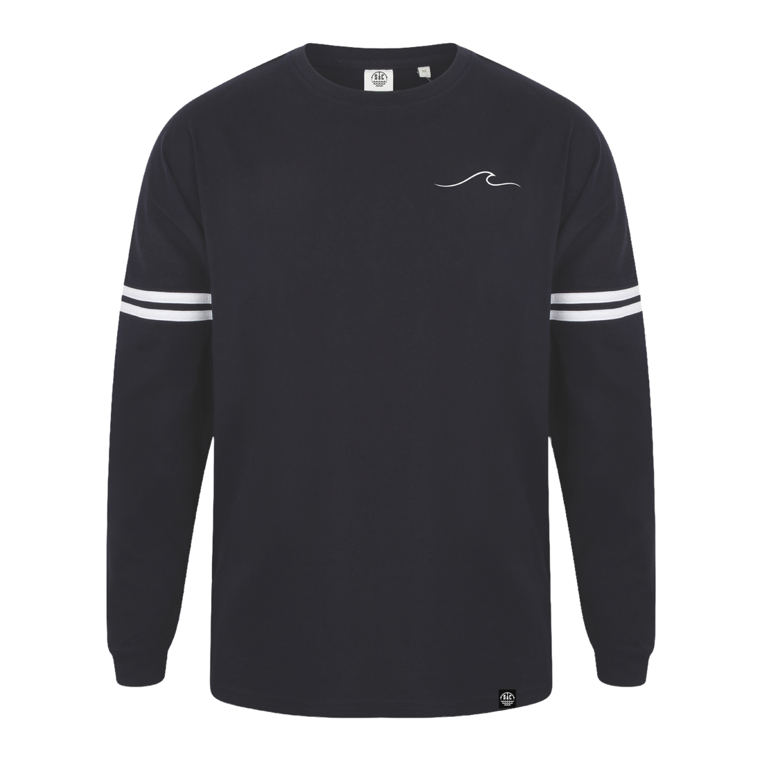 WAVE stripe sweatshirt - Seaman&