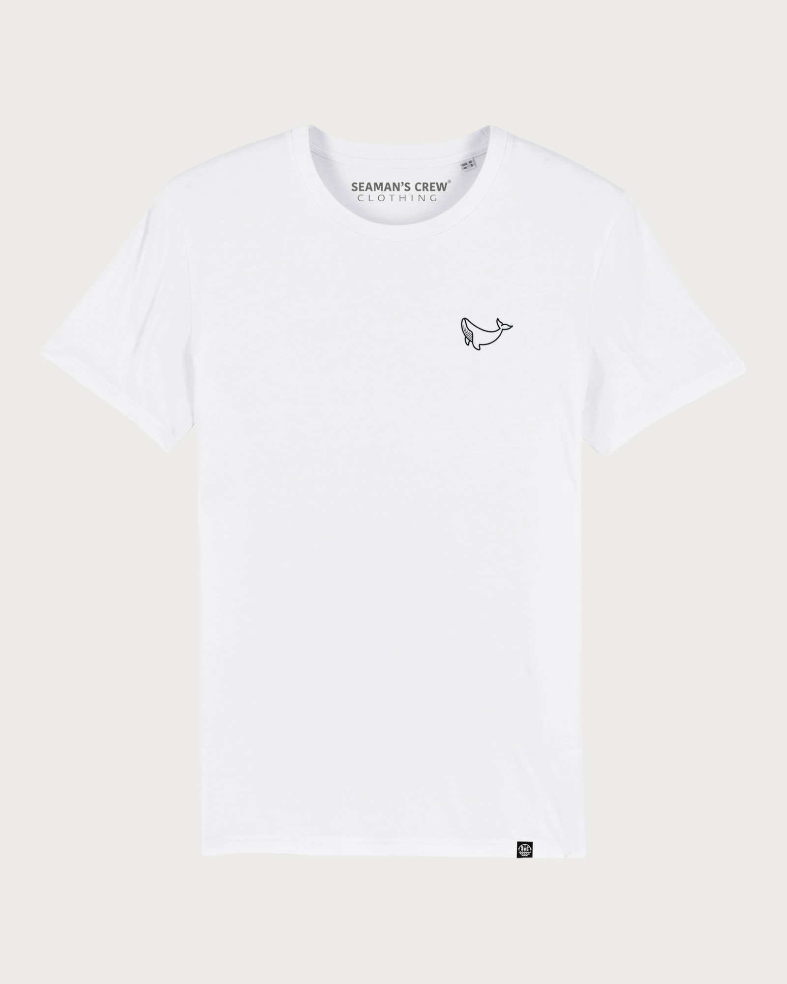 Whale embroidered T-shirt - Seaman&