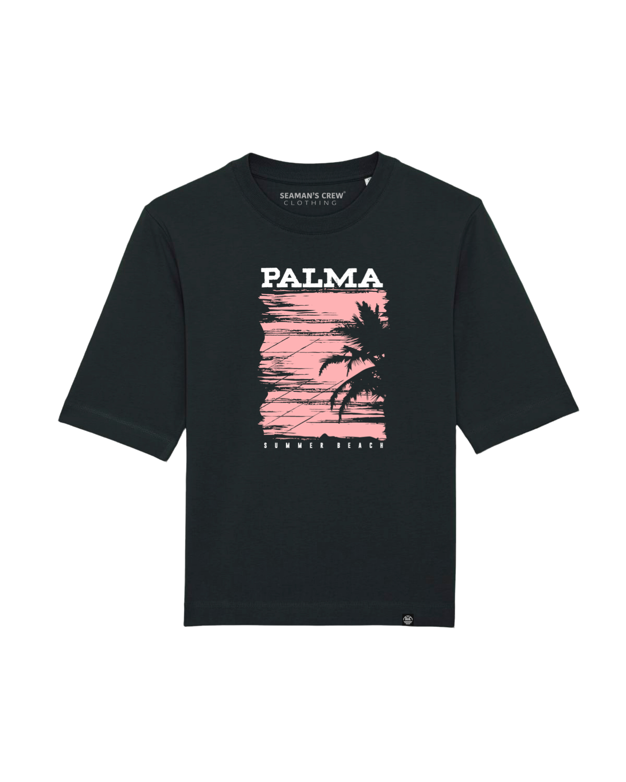 Palma Beach boxy t-shirt woman - Seaman&