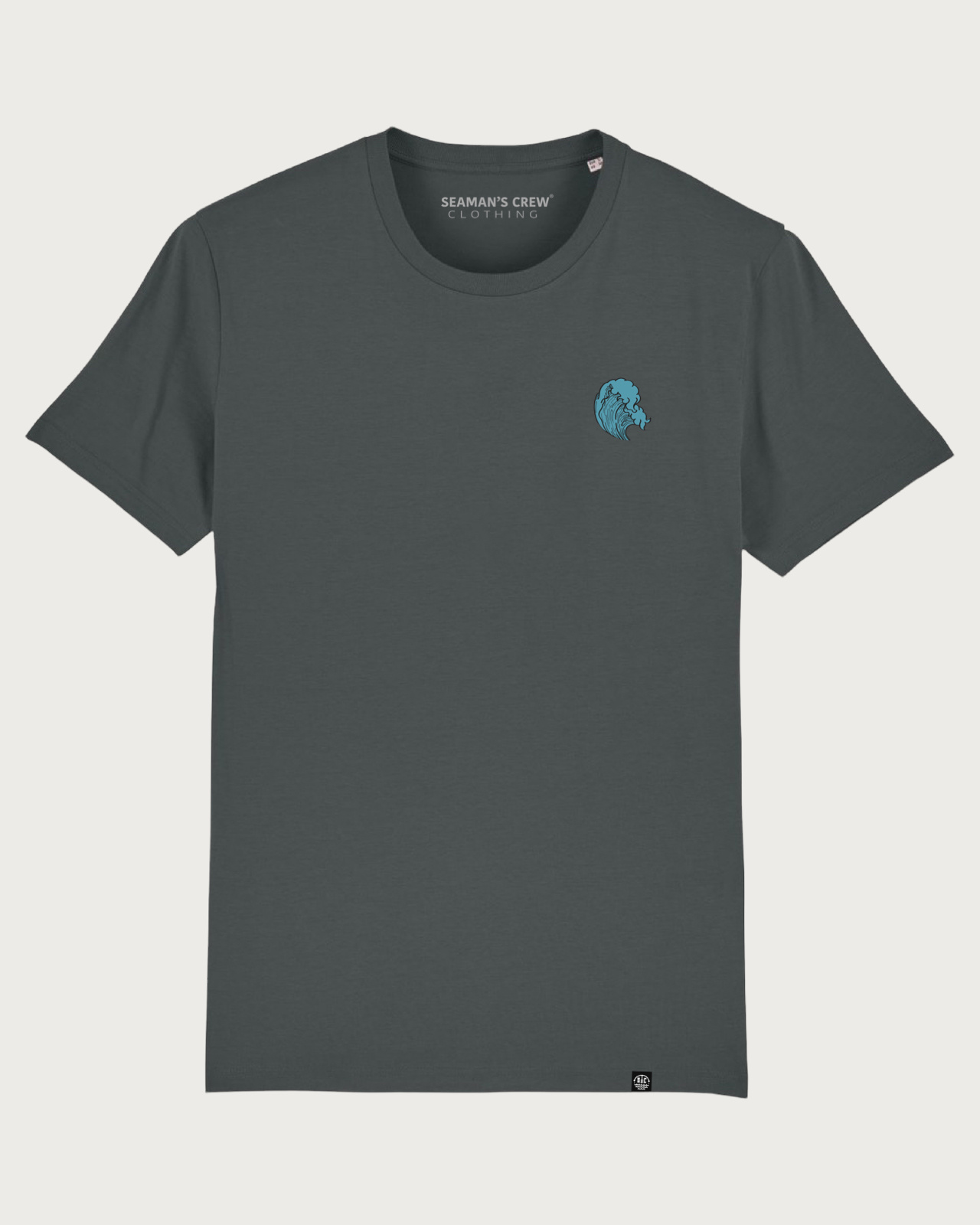 Blue Big Wave T-shirt - Seaman&