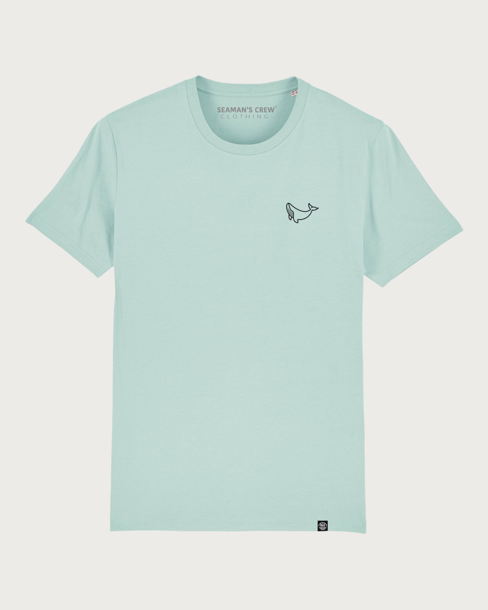 Whale embroidered T-shirt - Seaman&