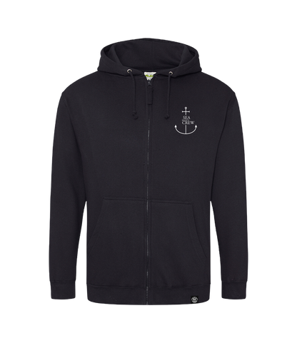 Minimal Anchor zip hoodie - Seaman&